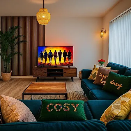 Modern Flat In Glasgow City Free Parking & Wifi Exterior photo